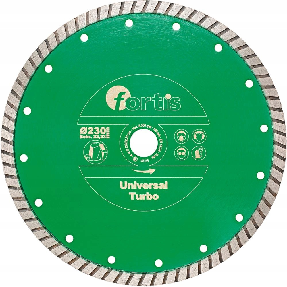 

Tarcza diamentowa do kamienia 230x22,23mm Fortis