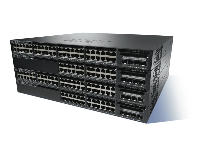 Cisco Catalyst WS-C3650-24TS-S łącza sieciowe Zarządzany L3 Gigabit Etherne