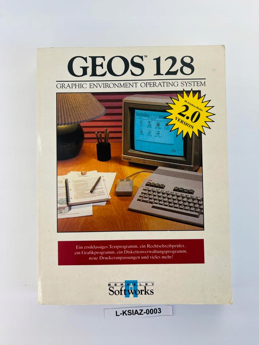 Książka Commodore 128 - GEOS 128 (Berkeley Softworks)