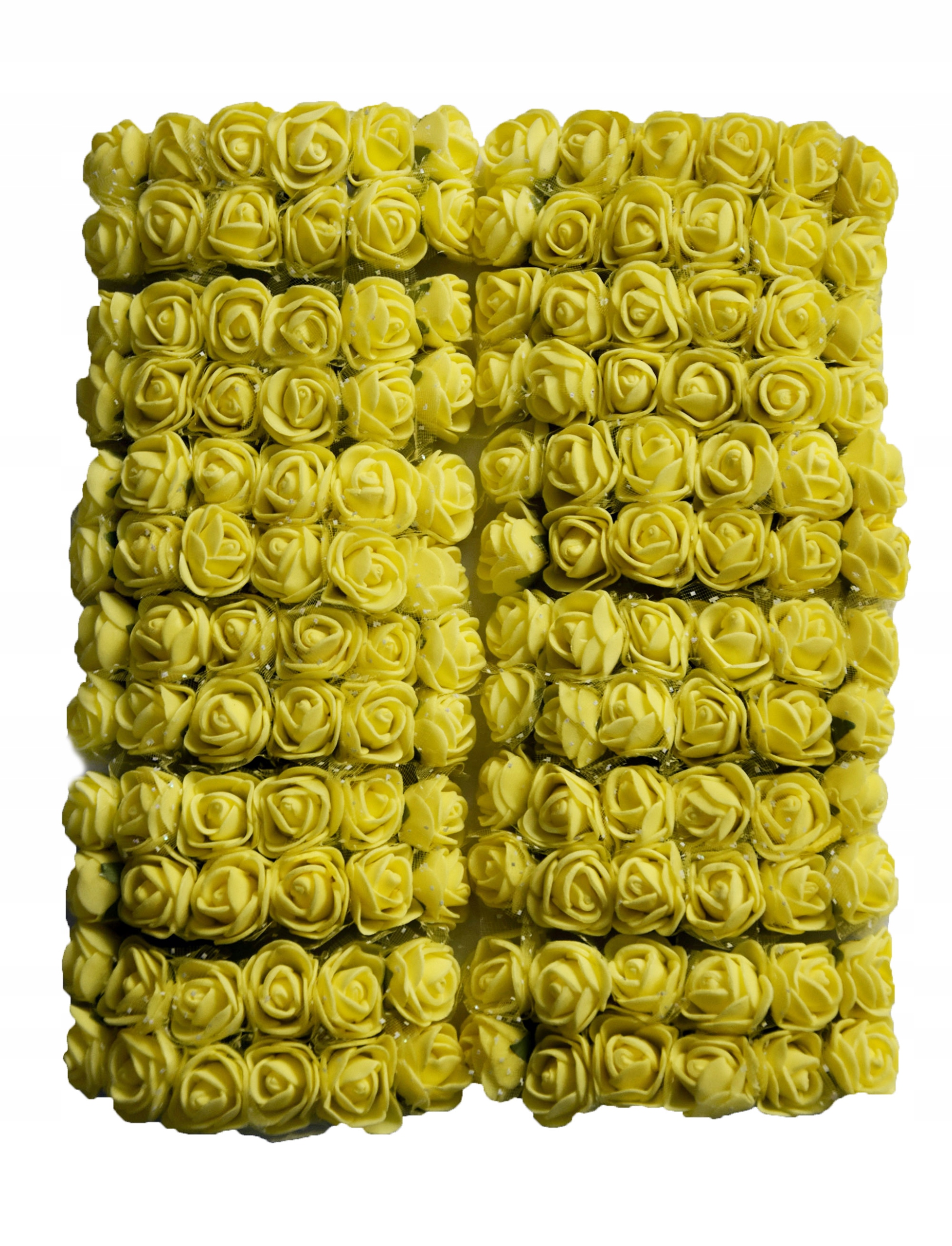 

Piankowe Różyczki Róże Kwiatki 144 Szt żółte