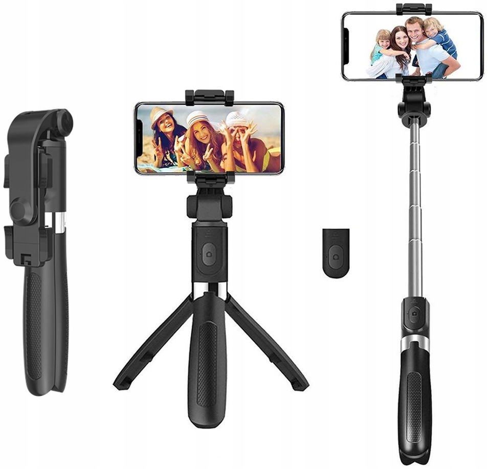 

Selfie Tripod 2in1 uchwyt do selfie statyw pilot
