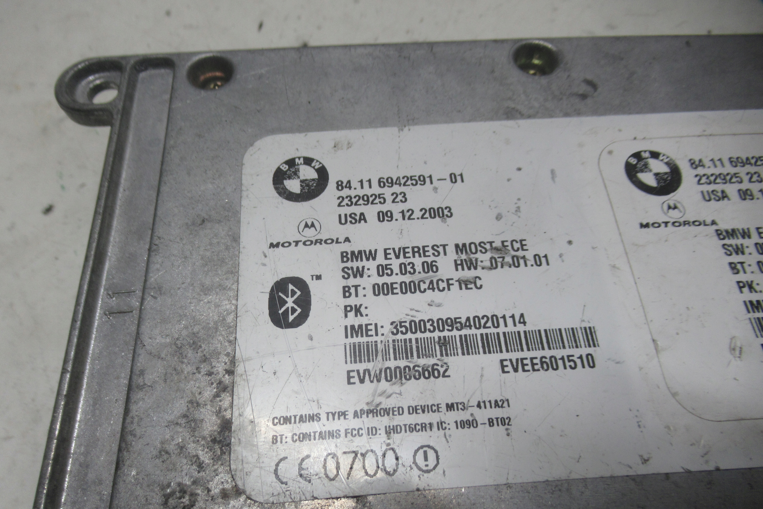 BMW E60 modul BLUETOOTH 6942591