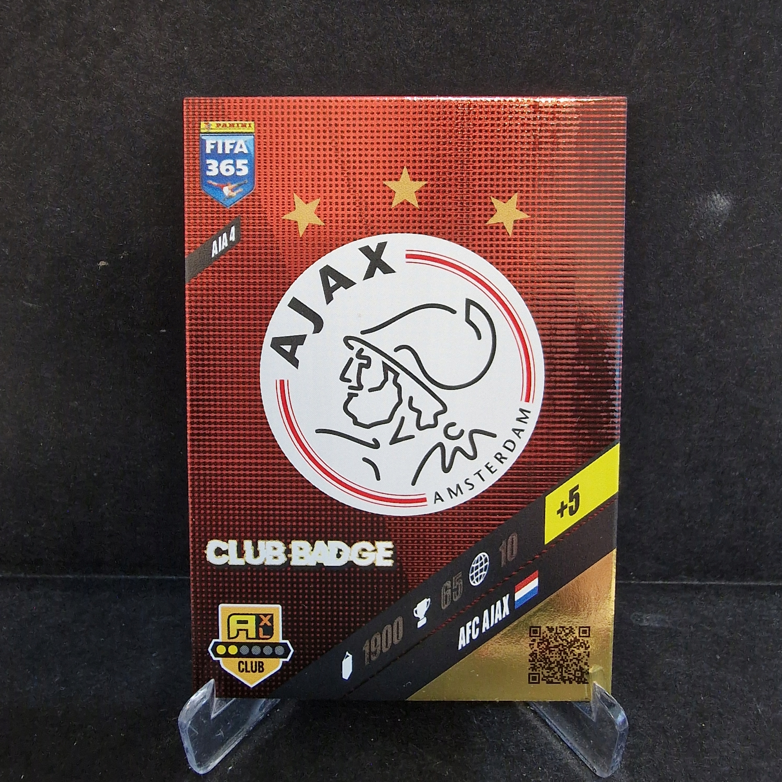 2024 Panini Fifa 365 Club Badge Logo Ajax Amsterdam /K47
