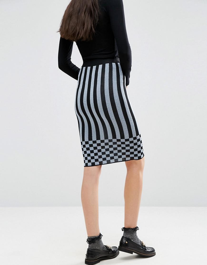 SPÓDNICA MINI PASKI ROZMIAR S/M 837 Marka bez marki