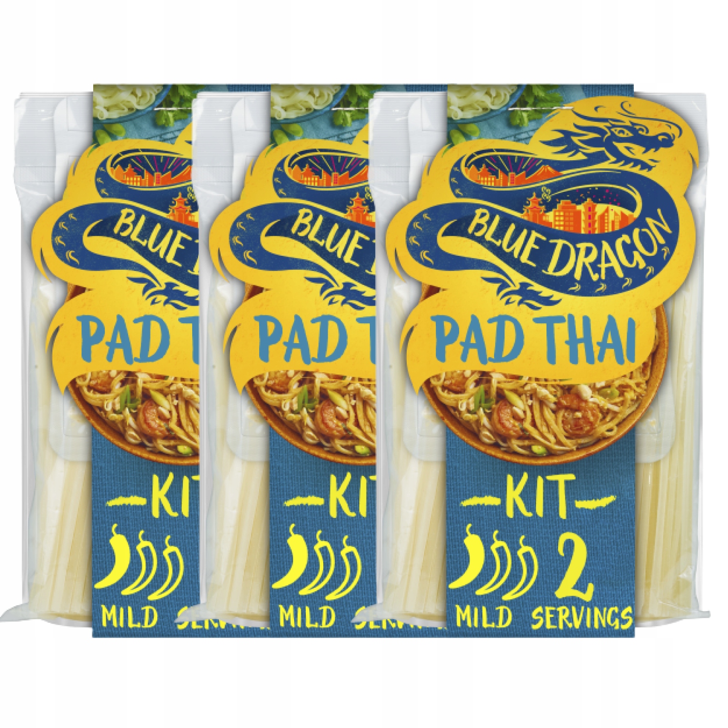 

Blue Dragon Zestaw Pad Thai pasta makaron 3x265g