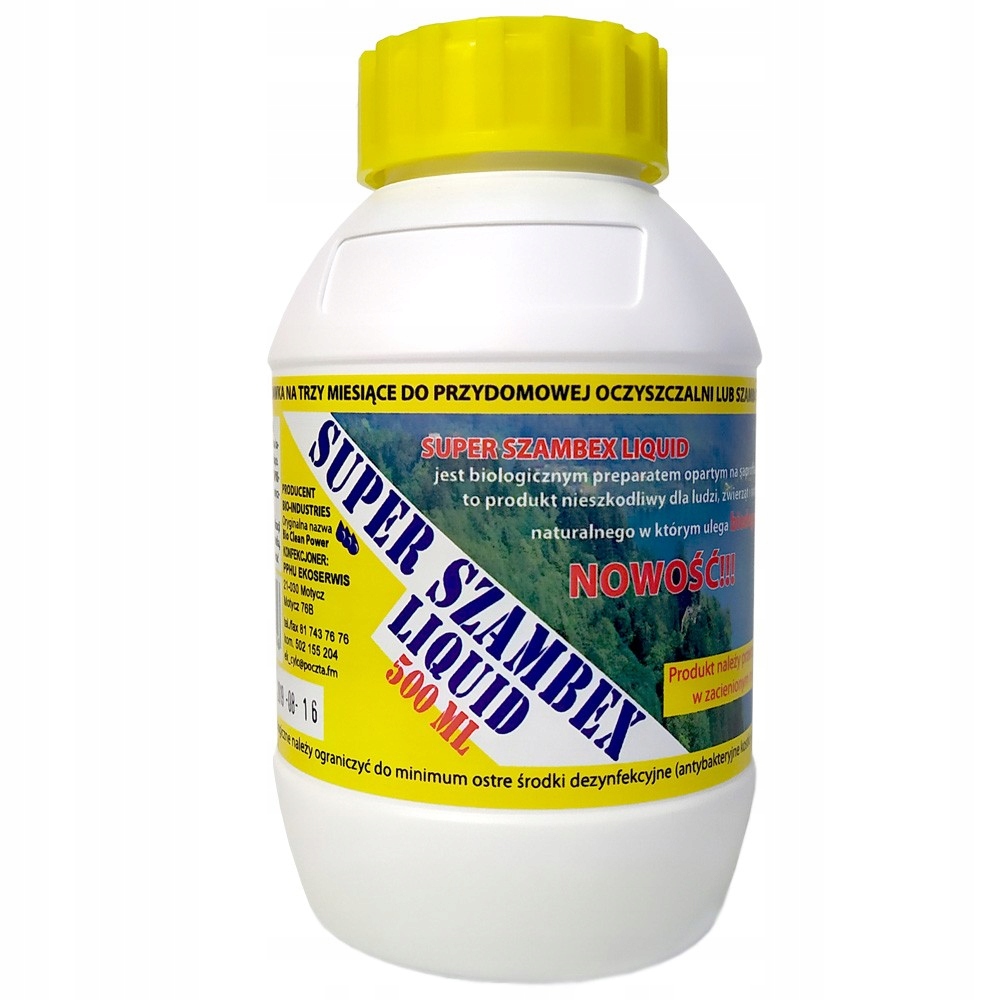 Super SZAMBEX SKYSTIS 2000 ml visiems metams BAKTERIJOS ŠULINIAMS LATRYN PLYN 2L