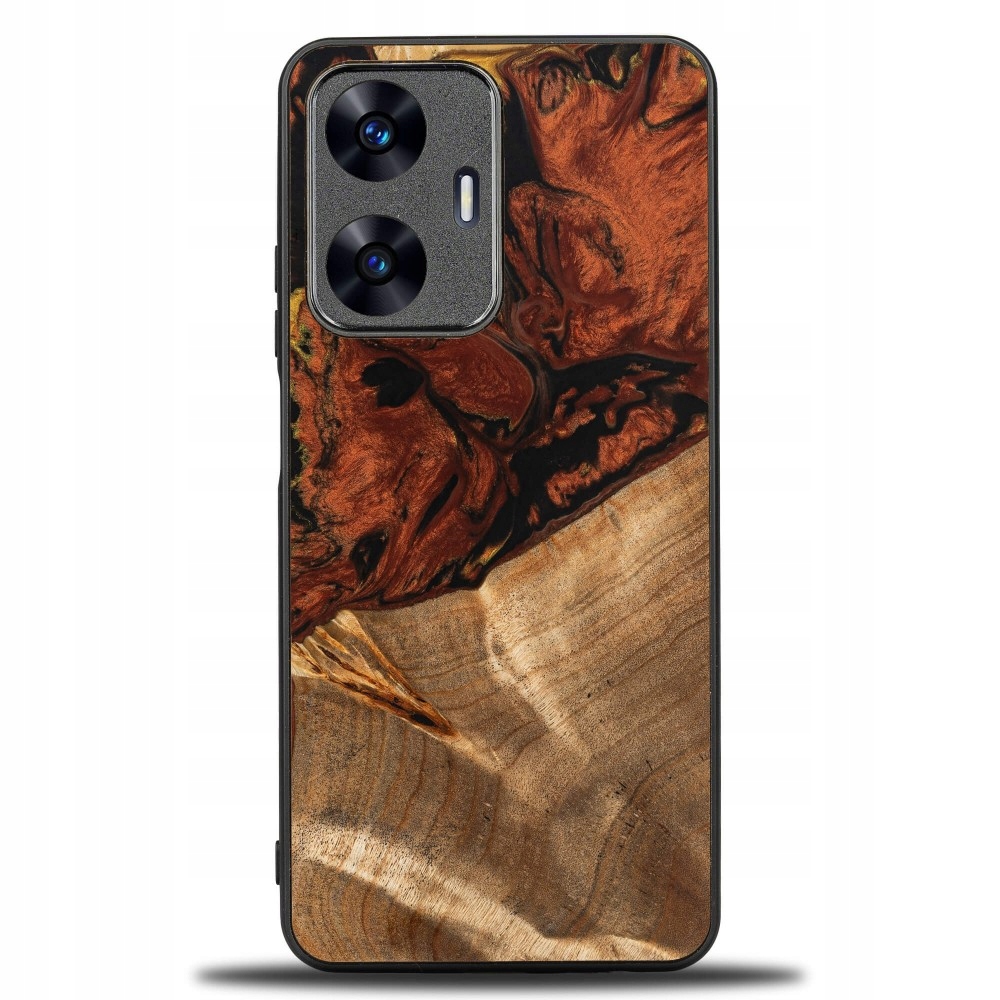 Pouzdro Bewood Unique – Realme C55 – 4 živly – Oheň