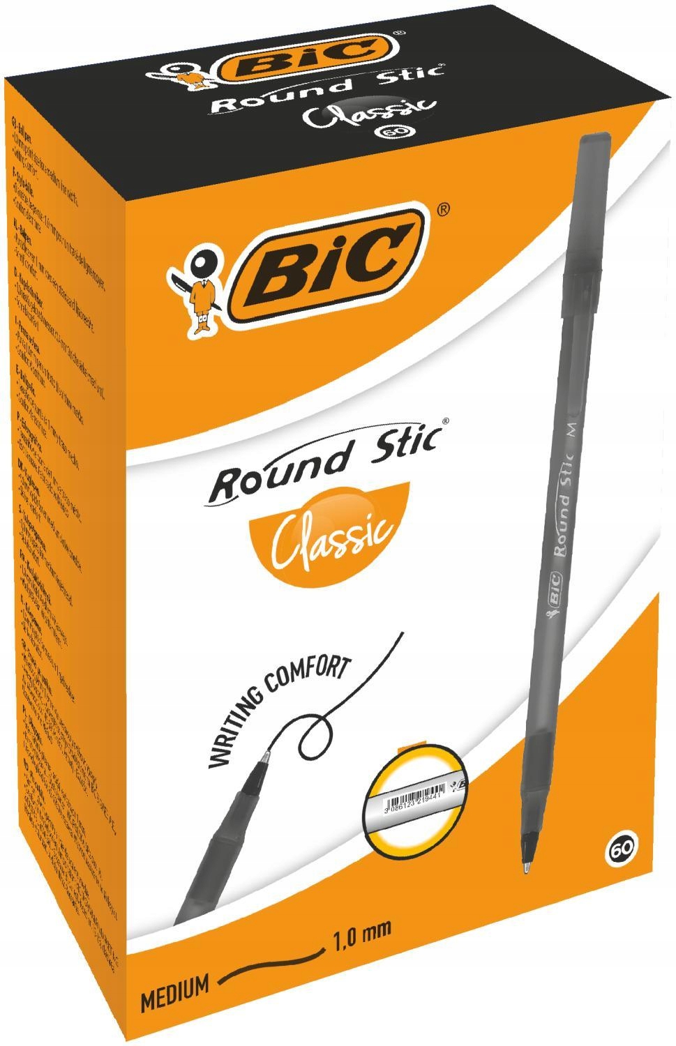 

Długopis Bic Round Stic Classic czarny 60 Sztuk *