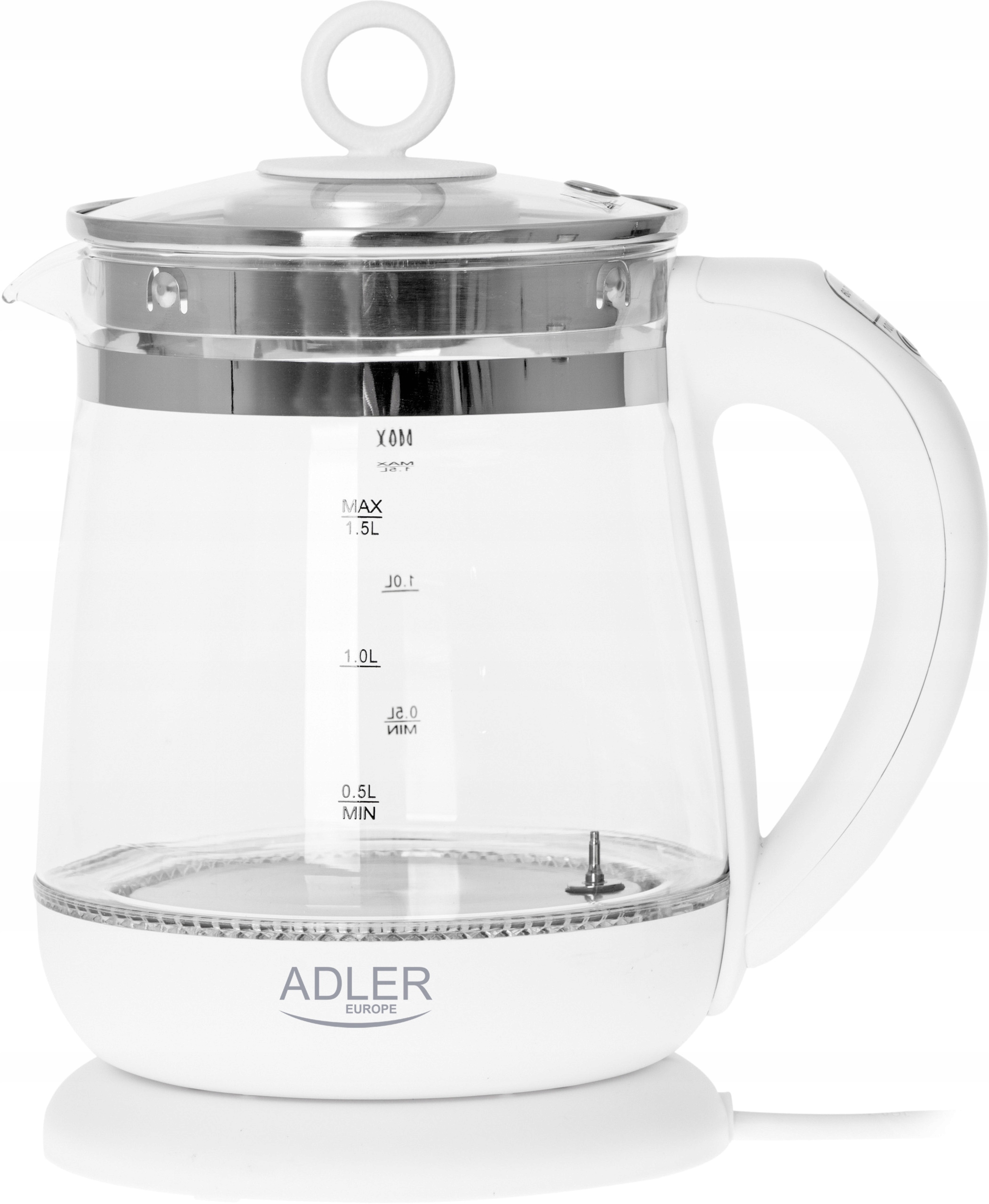 Adler AD 1299 1,5l 2200W Regulacja temperatury Biały