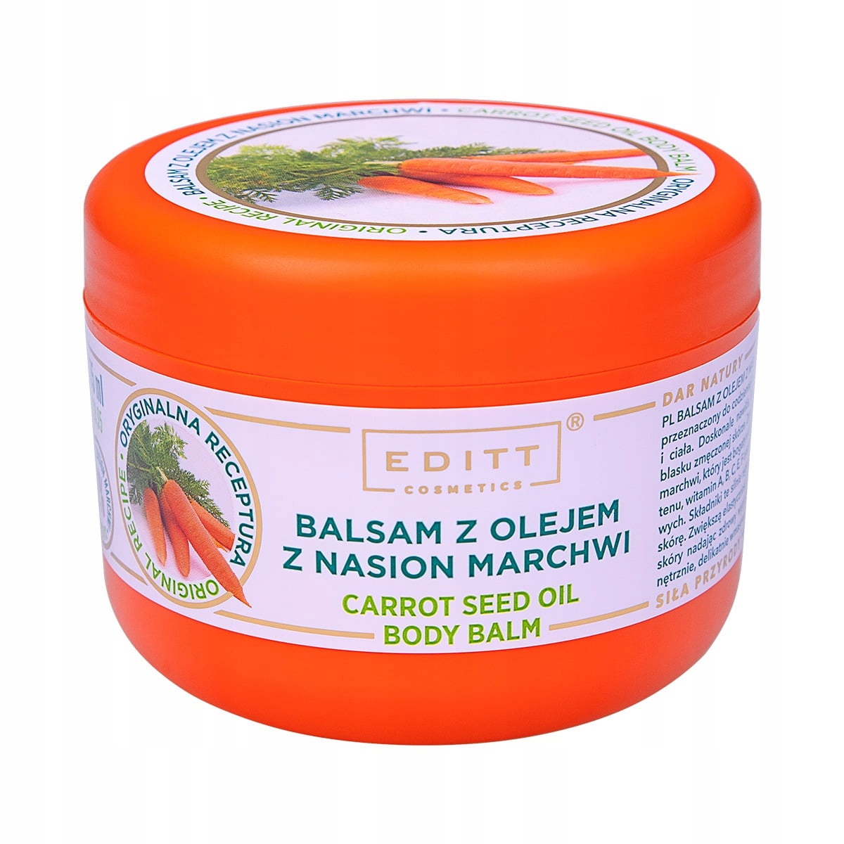 

Balsam do ciała z nasion marchwi Editt
