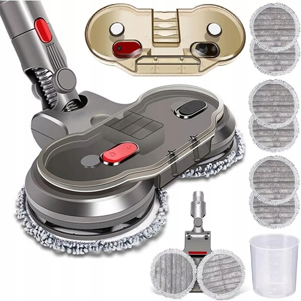 Mop pro Dyson V7 8 10 11 15 do vysavače 6x Utěrky Kartáč Mopovací