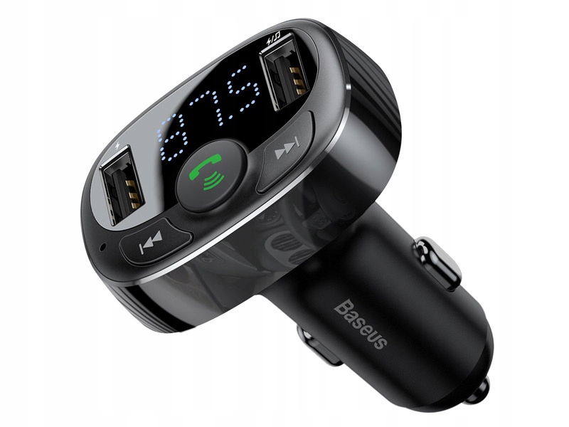 

Transmiter Fm Baseus CCTM-01 Led Bluetooth/usb/sd