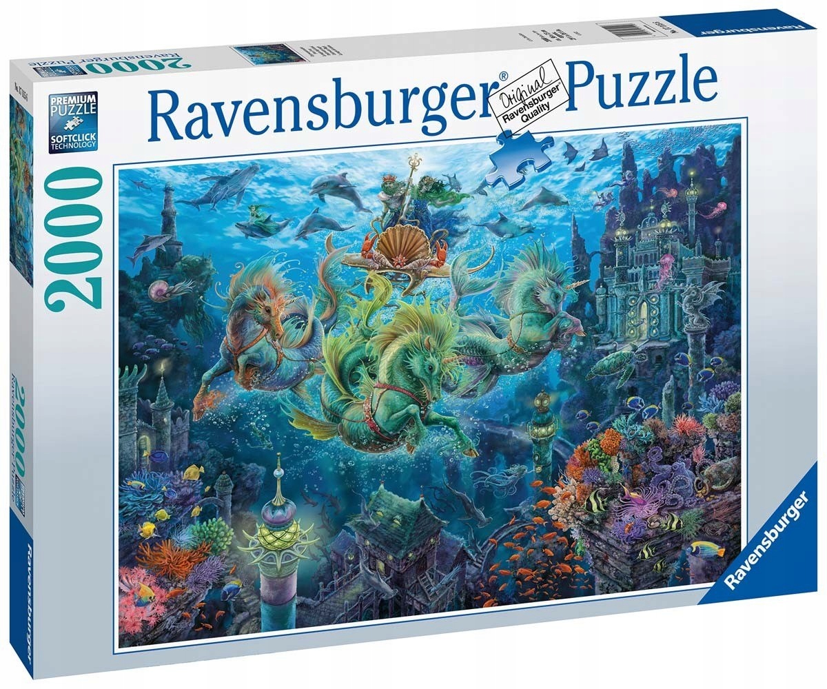Chłopięce Puzle Układanki Dziecięce Puzzle 2000 Elementów Pod wodą