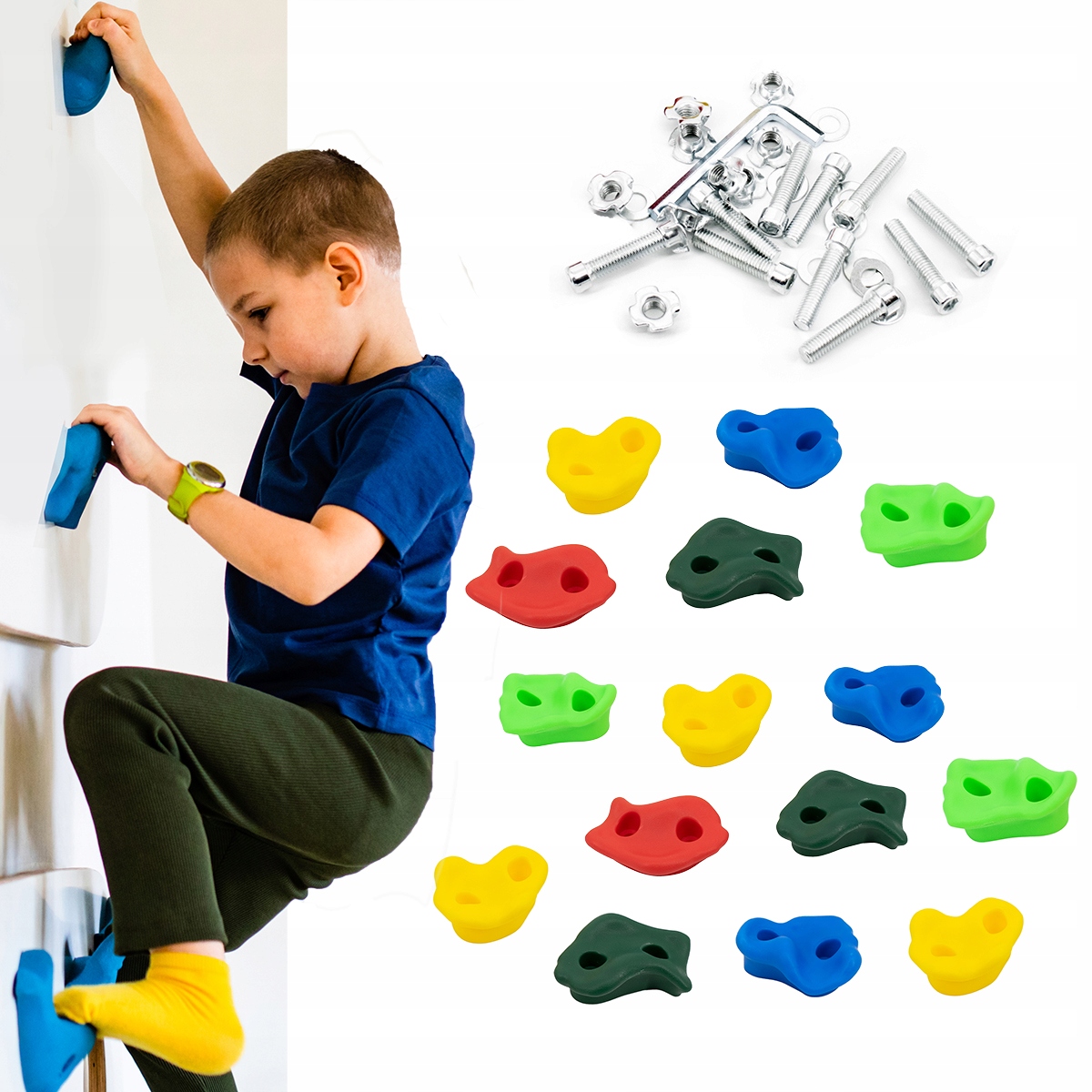 

Uchwyty Kamienie Do Wspinaczki Zestaw 15 Sztuk