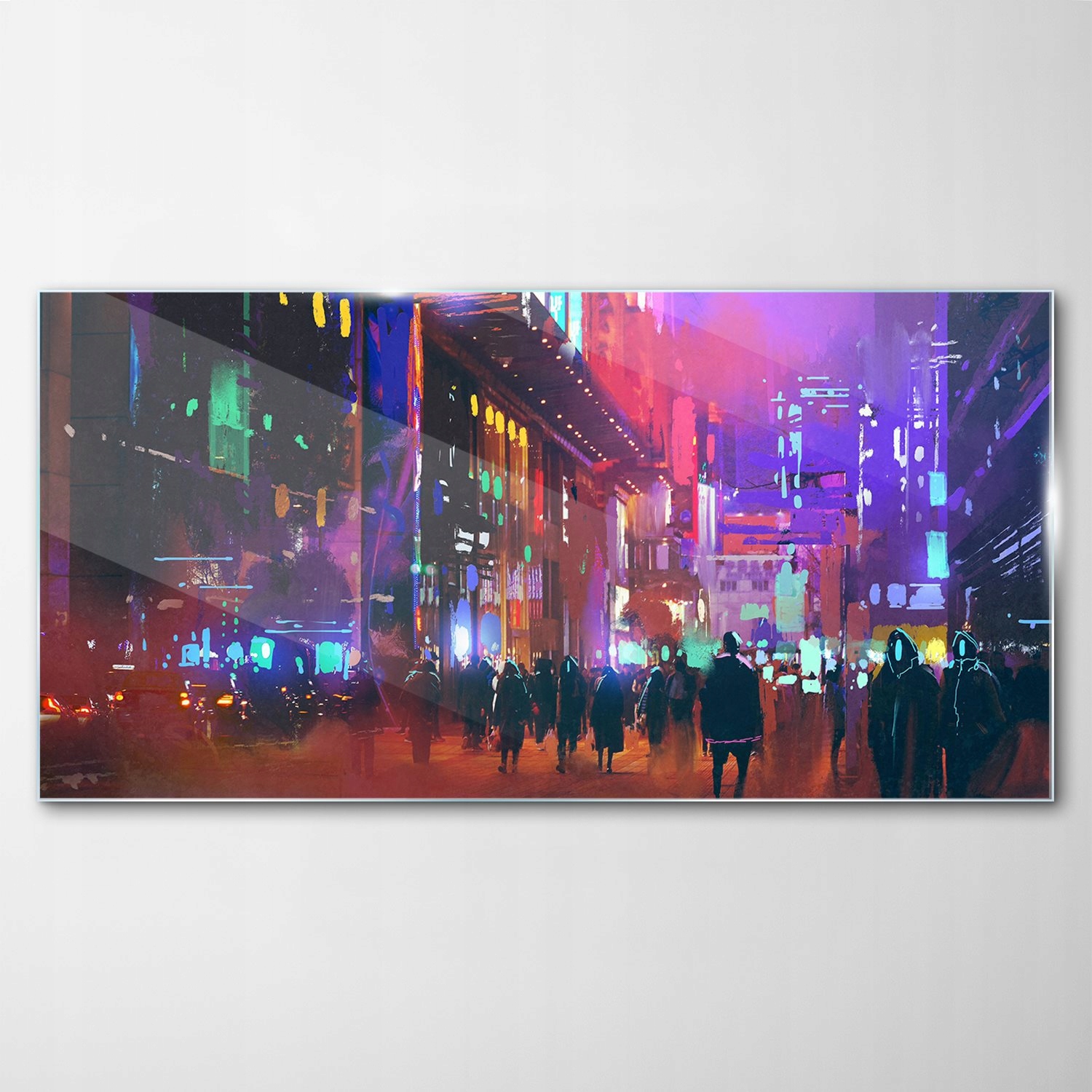 

Hartowany Obraz Szklany SciFi Miasto Noc 120x60