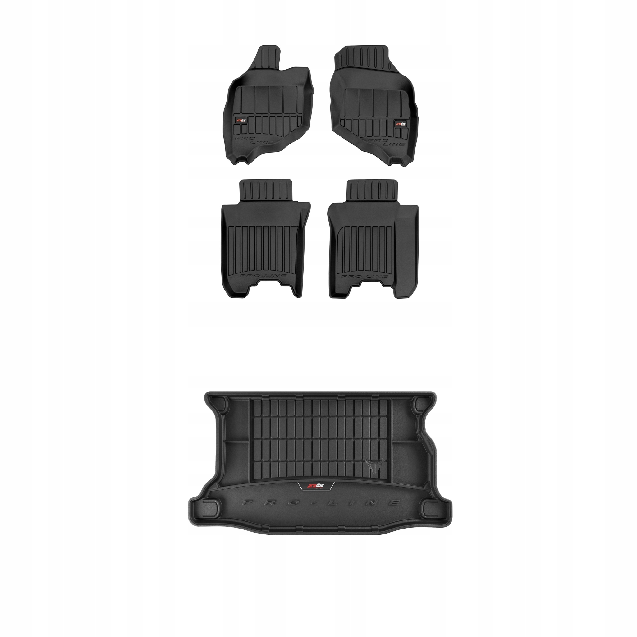 Frogum 3D sada gumových koberců a rohože s logem pro Honda Jazz II 2001-2008