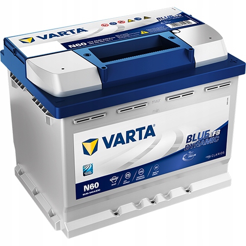 Akumulator VARTA N60 60Ah 640A Blue dynamic EFB 2023r
