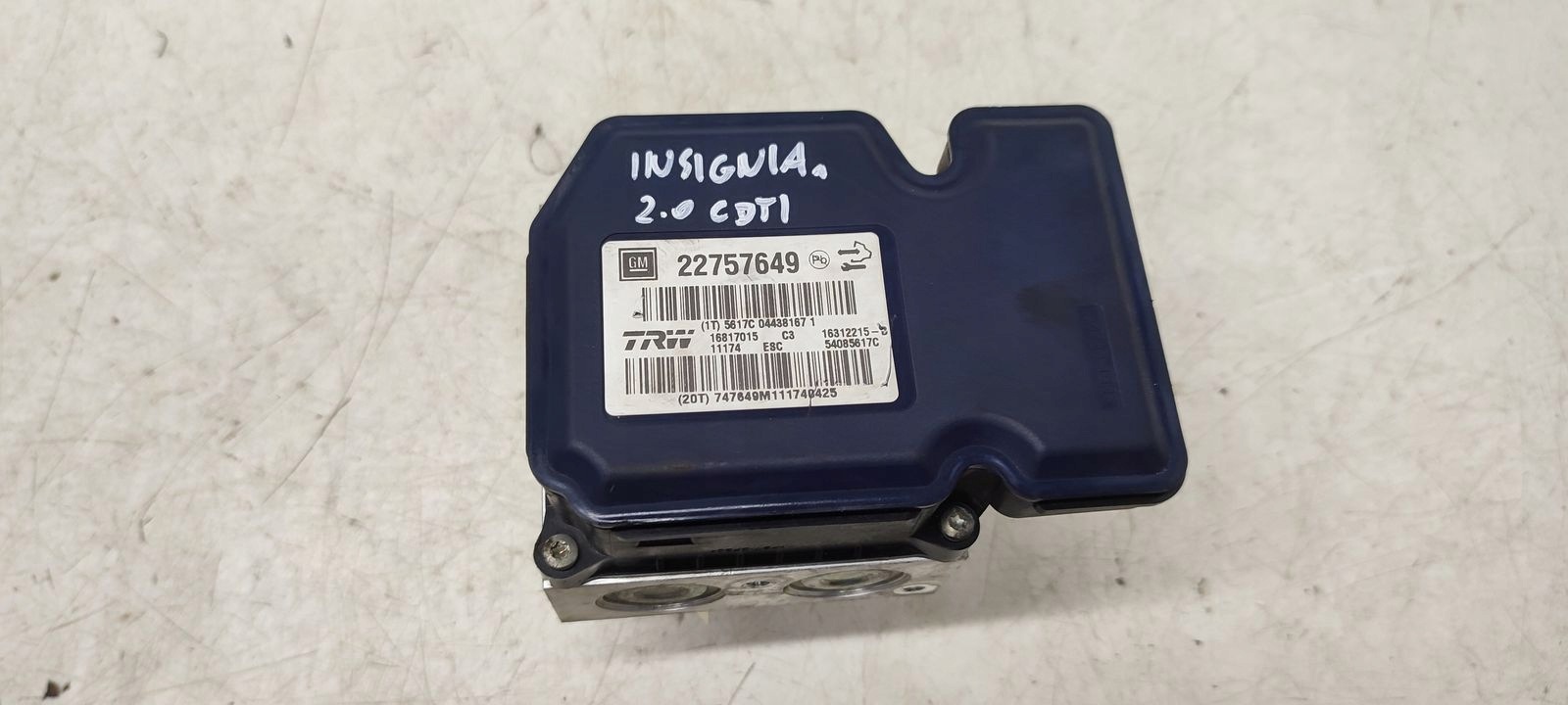 pump ABS Opel Insignia A LIFT 2,0 CDTI