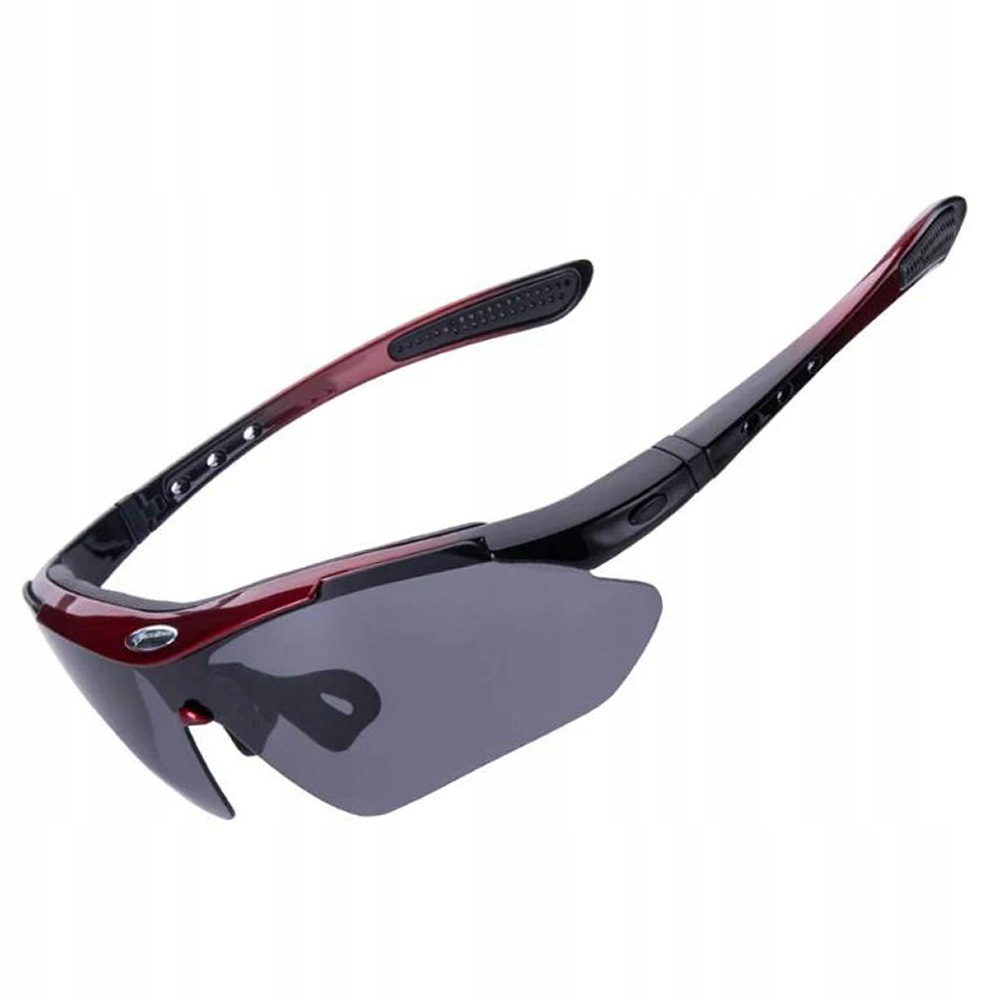 Fotochromatické Cyklistické Brýle Rockbros UV400 Červené, Lehké, 30 G