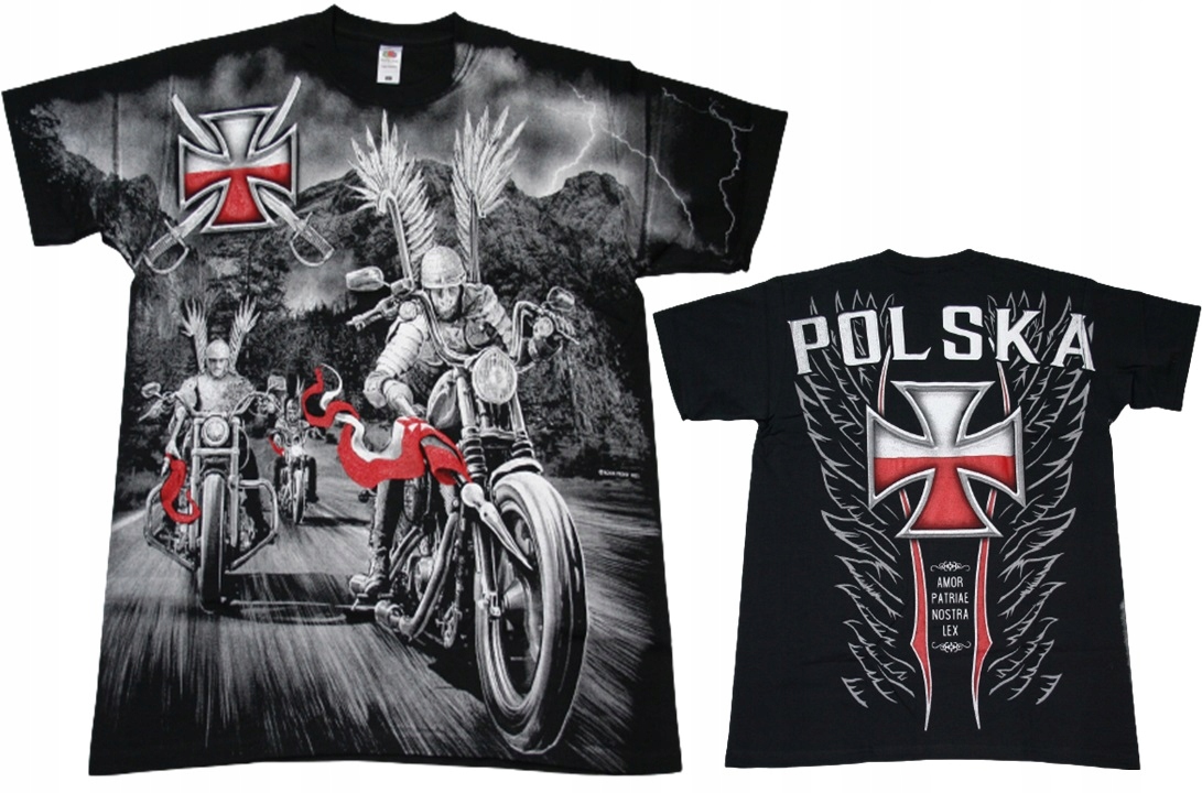 

Koszulka Motocyklowa Husaria * sitodruk Hd * r.XL