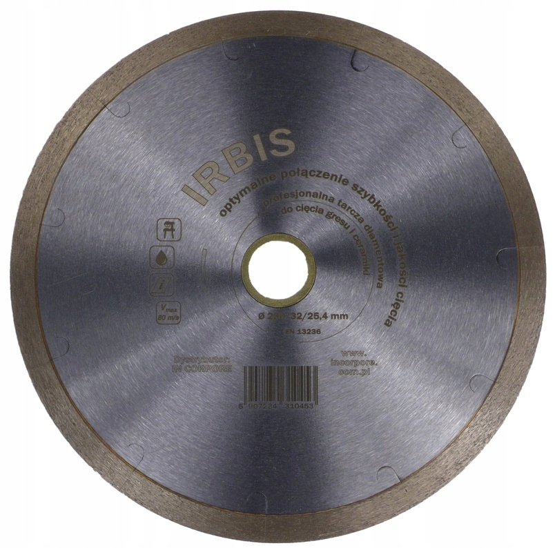 Profesionální Diamantový Kotouč Pro Řezání Mokrého Spékání Irbis 230 mm
