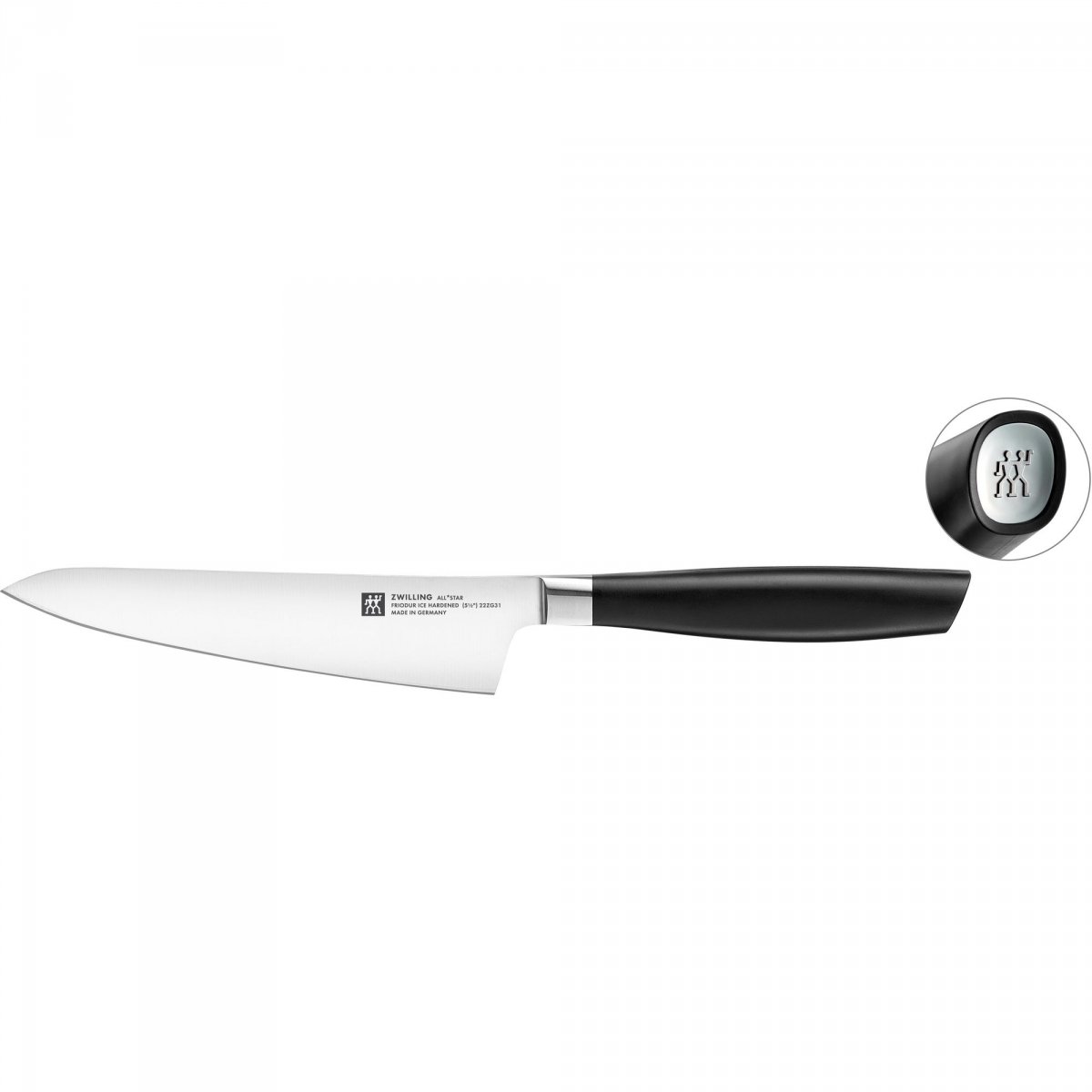 Kompaktný nôž šéfkuchára 14 cm strieborný All * Star Zwilling