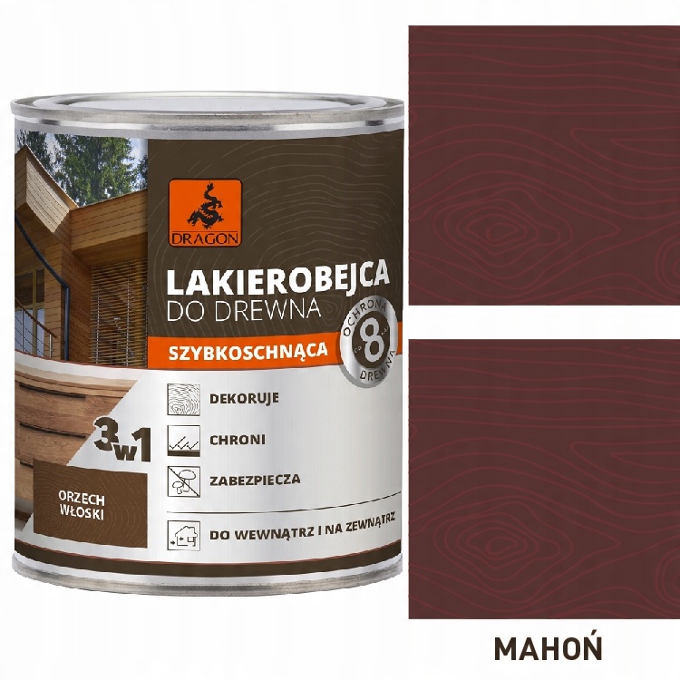 

Lakierobejca 3W1 Dragon 5 l Mahoń