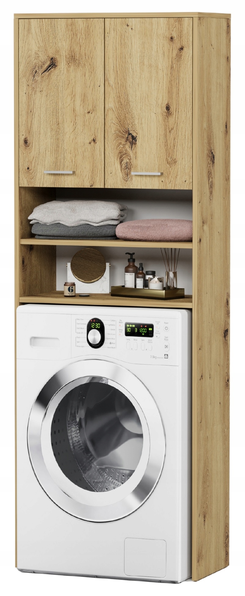 Regał łazienkowy na pralkę 180x64x30 półki wysoki L-64 ARTISAN