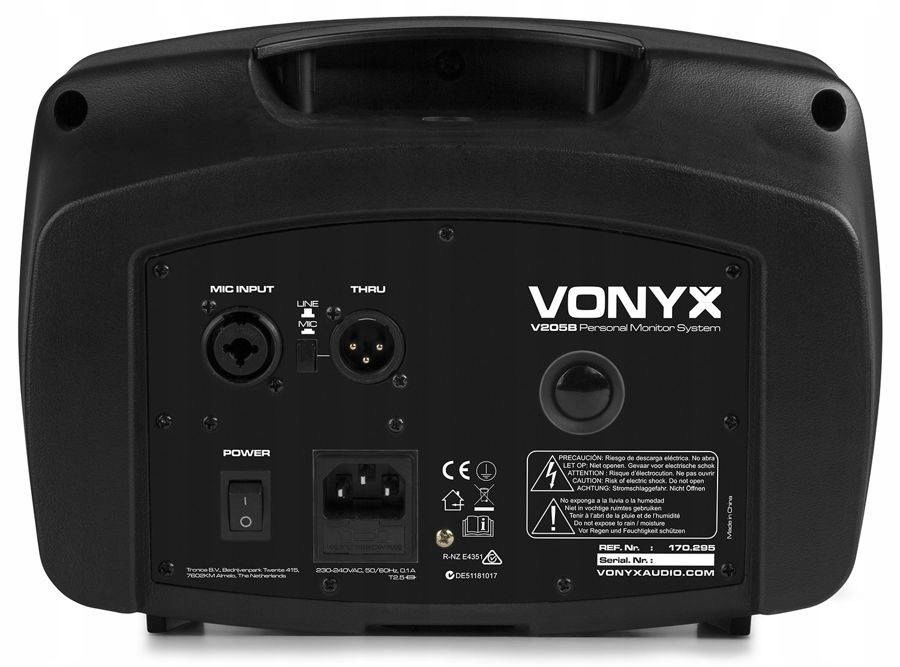 Monitor SCENICZNY GŁOŚNIK BT 80W PA USB VONYX Model V205B