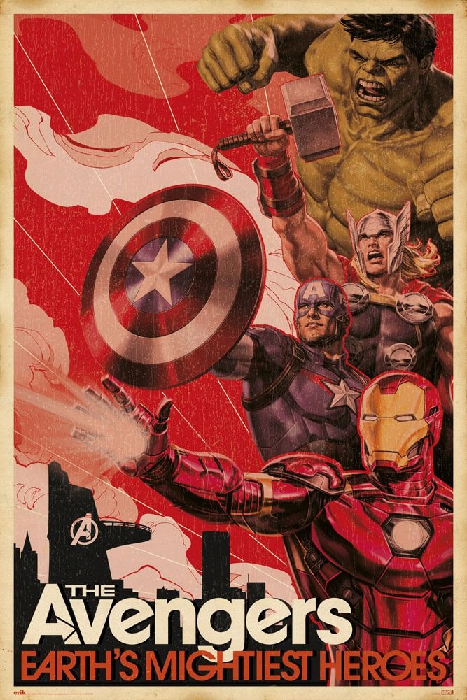 

Plakat Marvel Avengers Iron Man Thor 61x91,5 cm