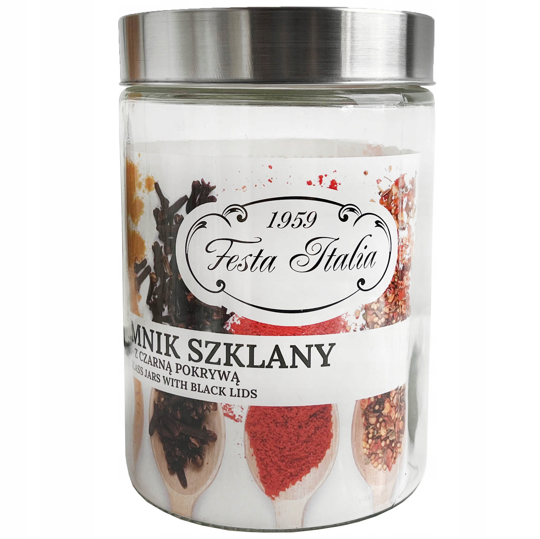 

Słoik 1,1L Szklany Słój Z Pokrywką Stalową 1100 ml