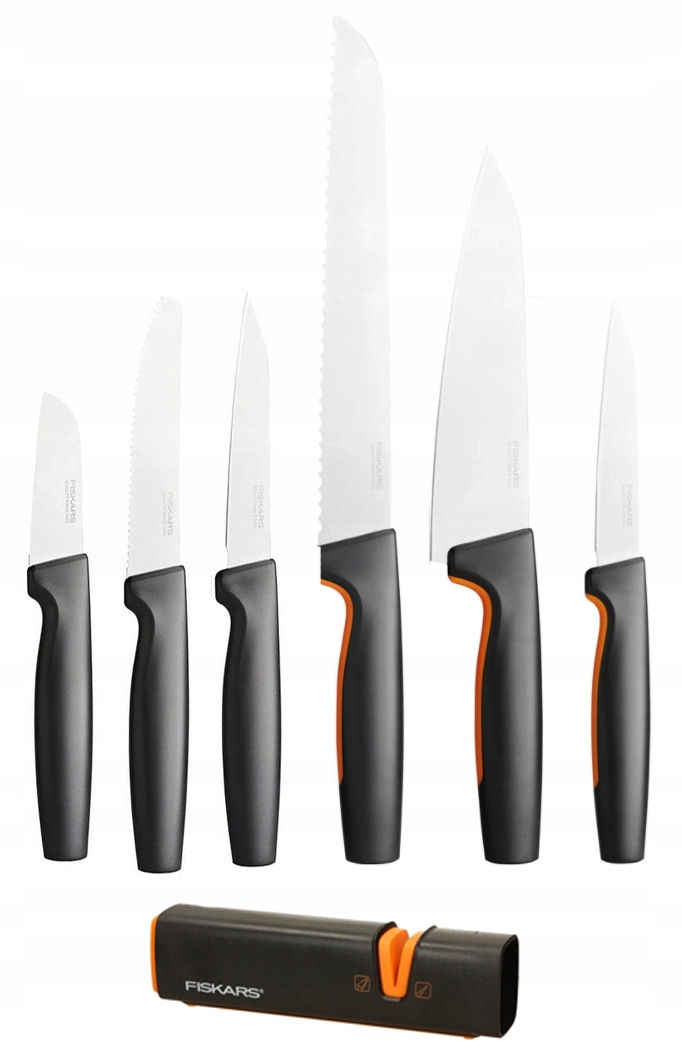 

Zestaw Start 6 Noży Kuchennych Fiskars Ostrzałka