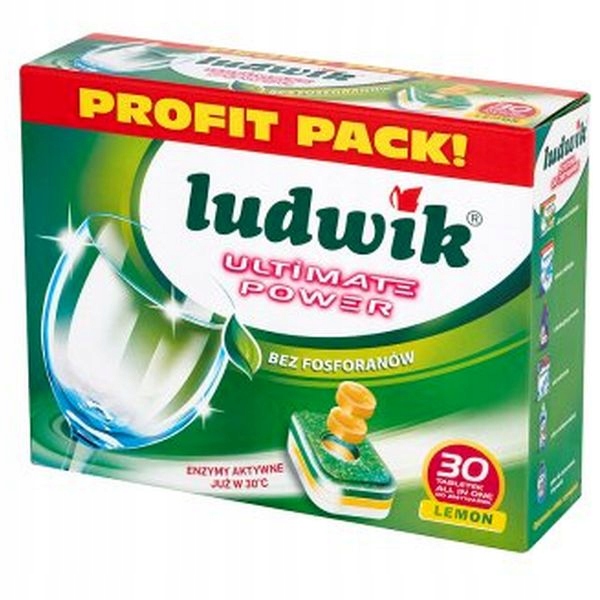 

Ludwik tabletki do zmywarek All in One Lemon 30szt