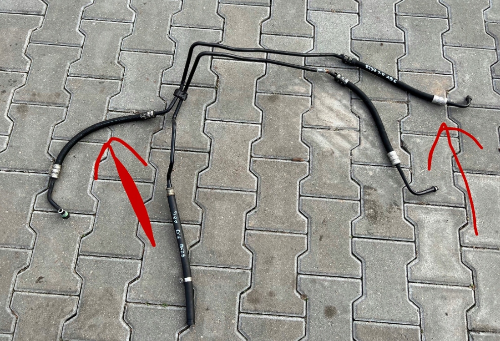 A2309975082, 2309975082 - Кабель підвіски ABC Mercedes SL R230, W230