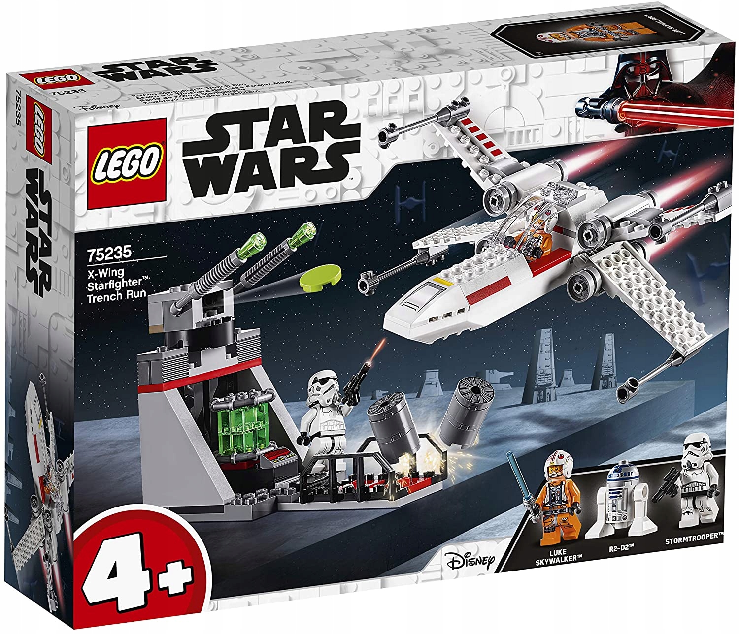 Lego Star Wars 75235 Atak myśliwcem X-Wing R2-D2 Luk Skywalker Stormtrooper
