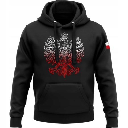 Bluza Patriotyczna Z Orłem Polska Bluza Kibica
