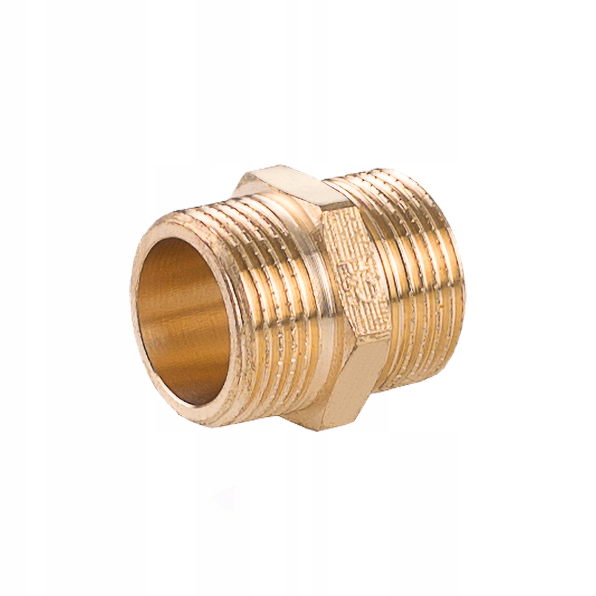 

Mosiężny Nypel 3/4" Mocny Polski DN20