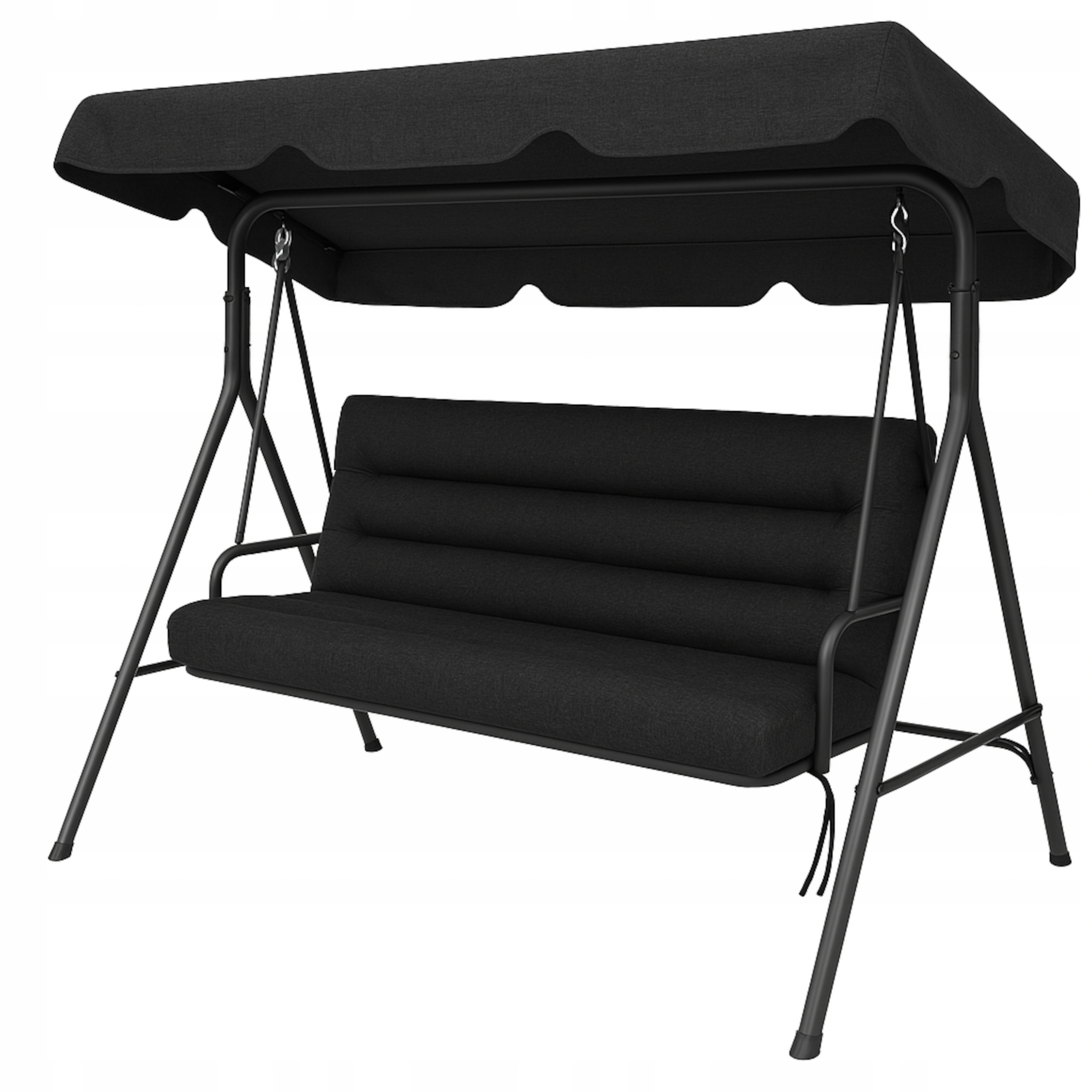 Poduška na hojdačku alebo záhradnú lavičku, hrubá, vodotesná, vankúš 150 cm