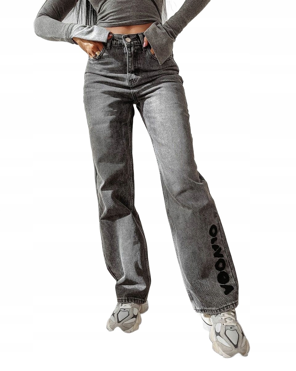 Spodnie damskie Olavoga Nido 2025 szare M