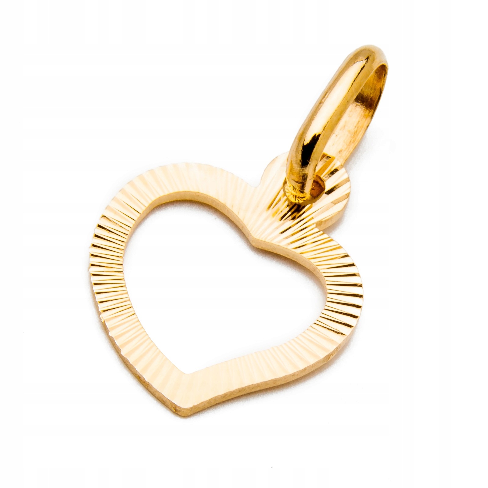 Zlatý přívěsek srdce