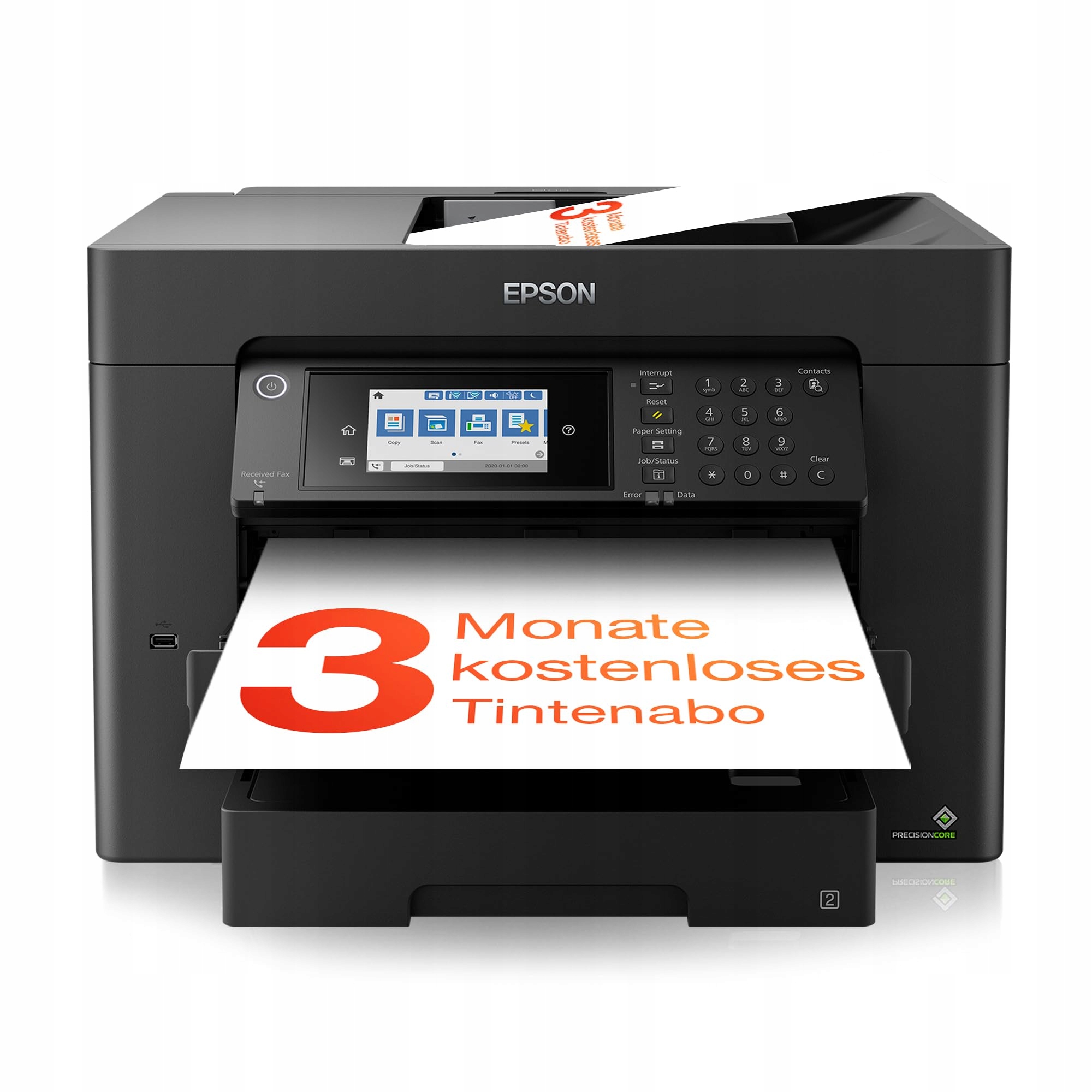 Epson WorkForce WF-7840DTWF A3+ bezprzewodowa wielofunkcyjna drukarka atra