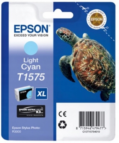 Tisk Epson modrá (azurová) T1575