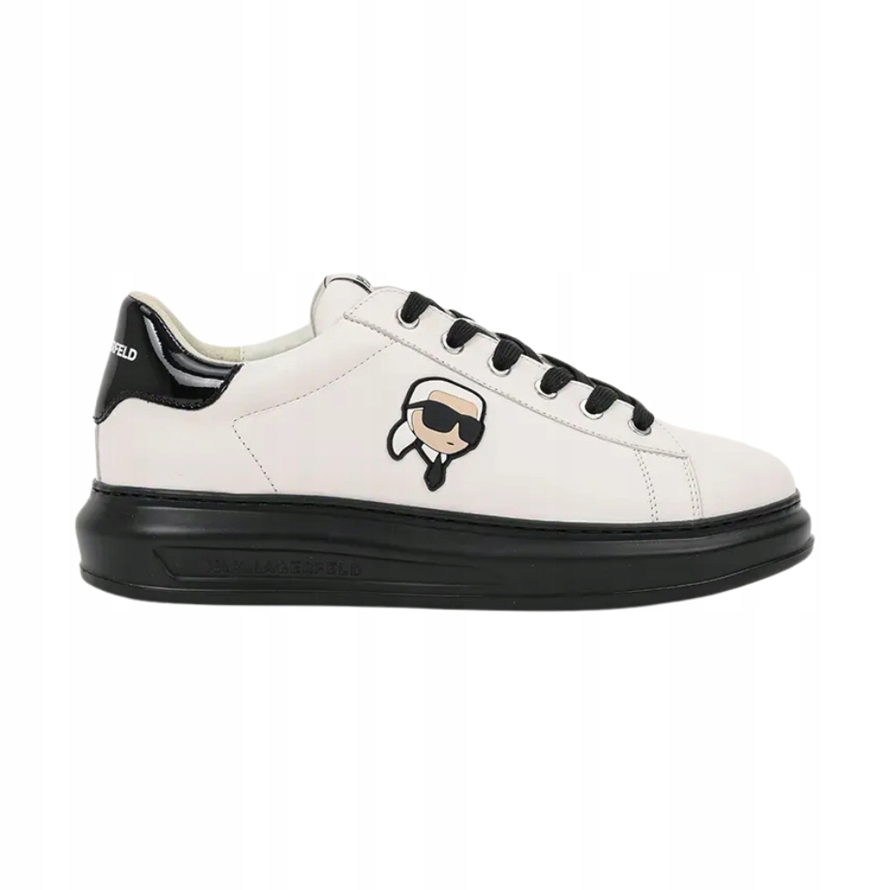 Karl Lagerfeld Bílé pánské tenisky Kapri Mens Karl Nft Lo Lace 46