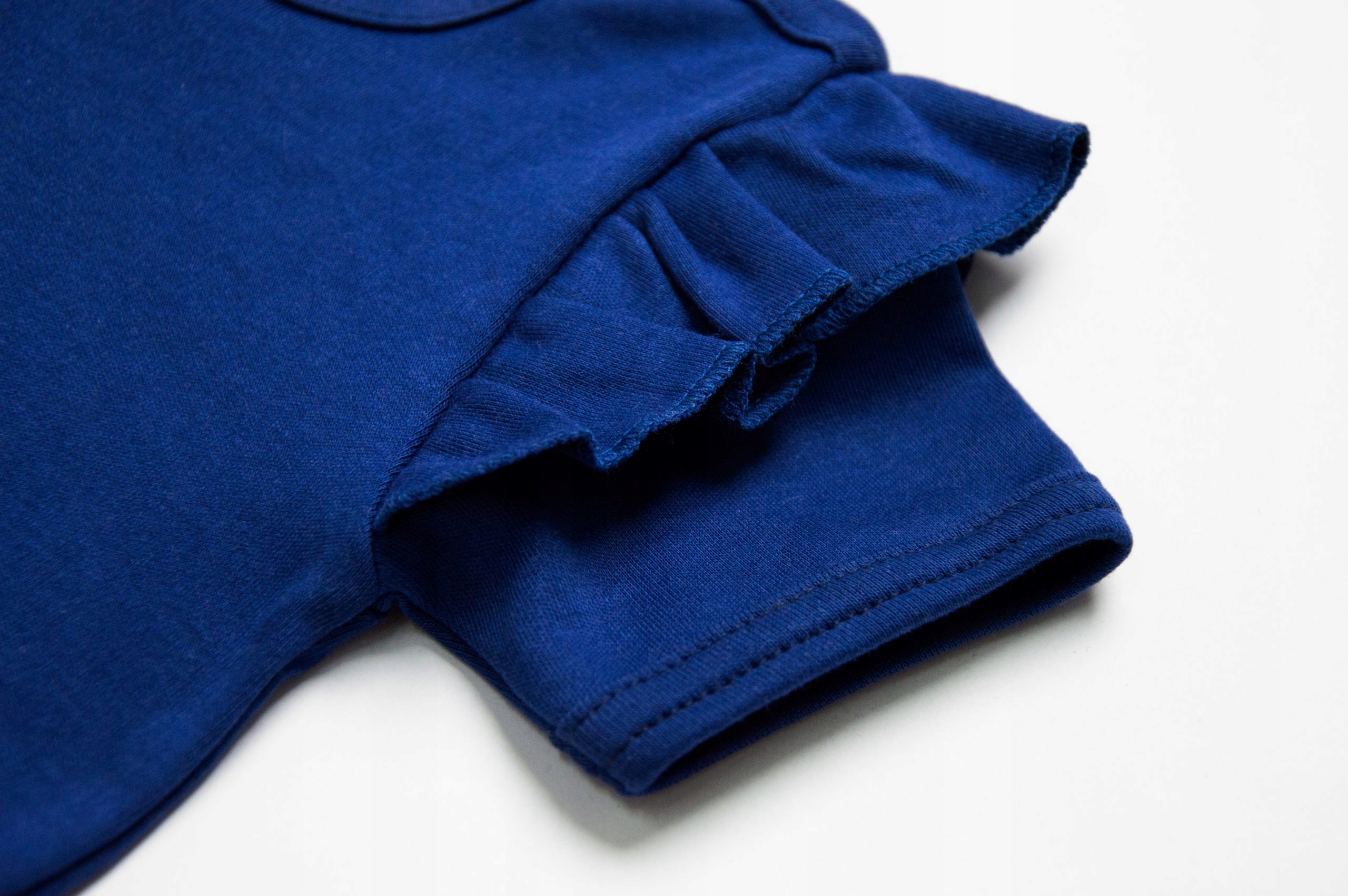 2-pak BODY Z FALBANKAMI granatowe i białe 92 Kod producenta niemowlęce krótki rękaw granat białe