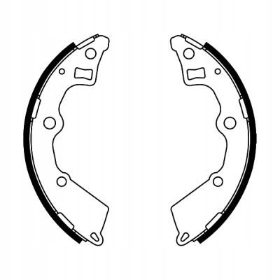 SZCZĘKI HAMULCOWE C00321ABE ABE Stan opakowania oryginalne