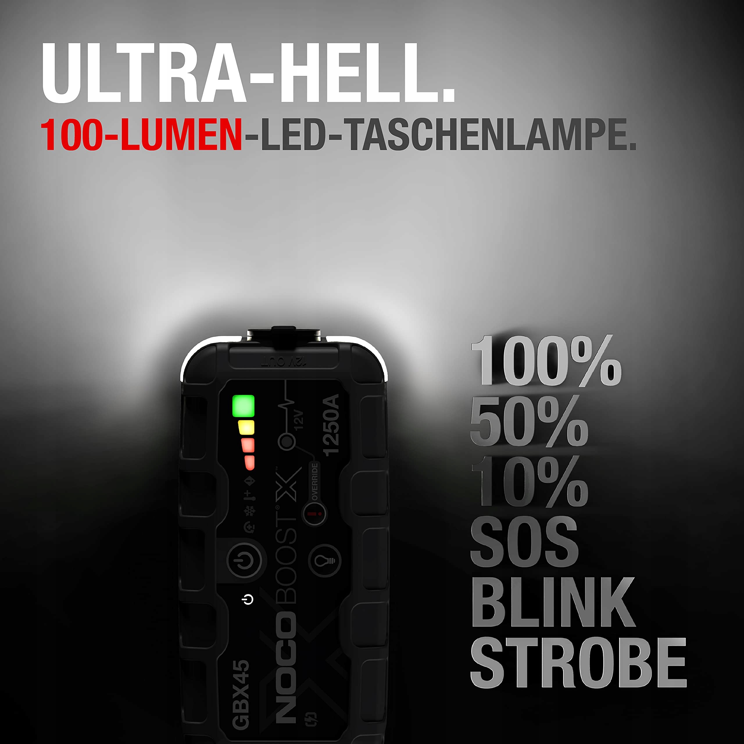 NOCO Boost X GBX45 1250A 12V Powerbank Rozruchowa Do 65L Benzyny 40L Diesla — miniatura 6