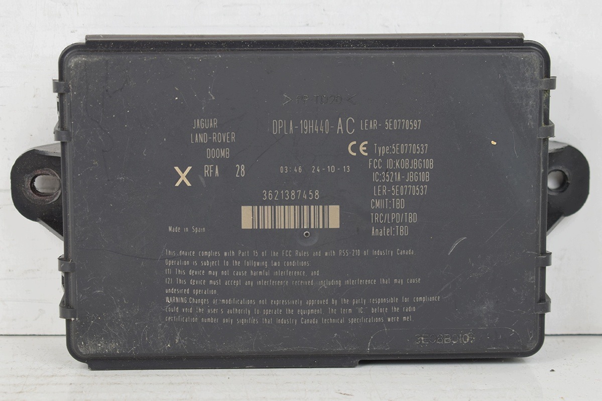 modulo KEYLESS JAGUAR LAND ROVER DPLA-19H440-AC