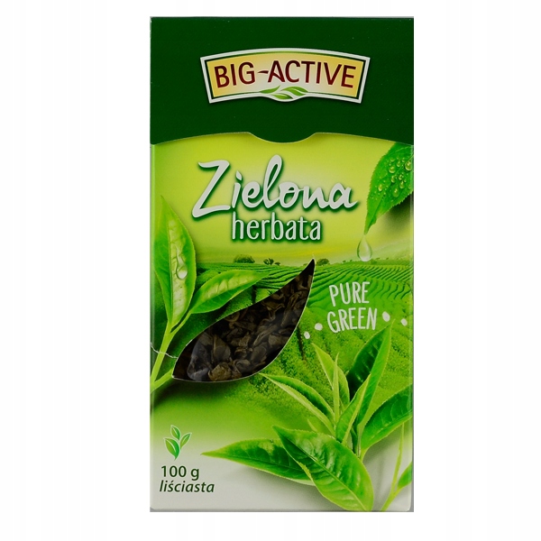 Levně 8x Big-Active Čaj Pure Green 100 g