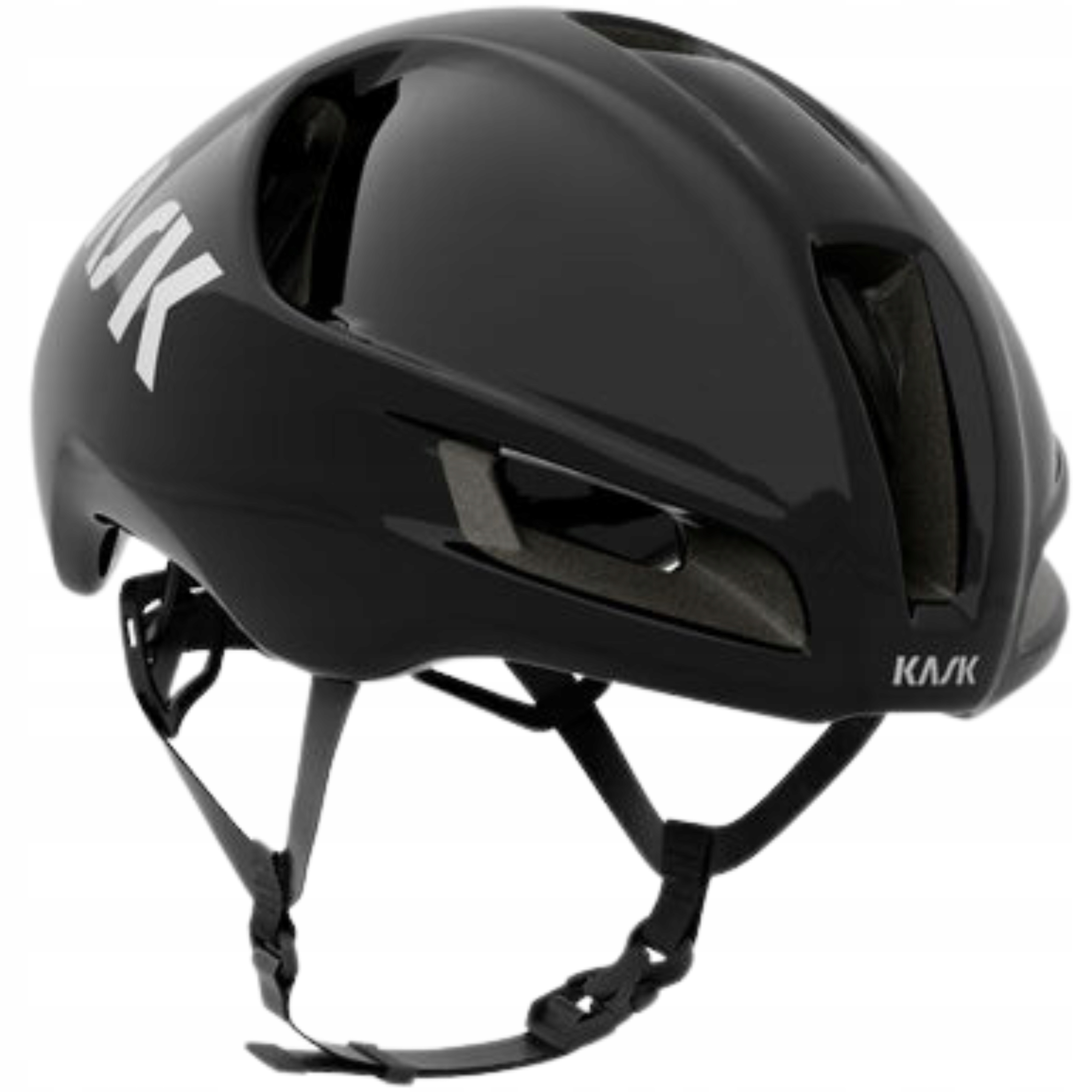Kask Rowerowy Szosowy Aerodynamiczny Czasowy Kask Utopia Y Czarny L