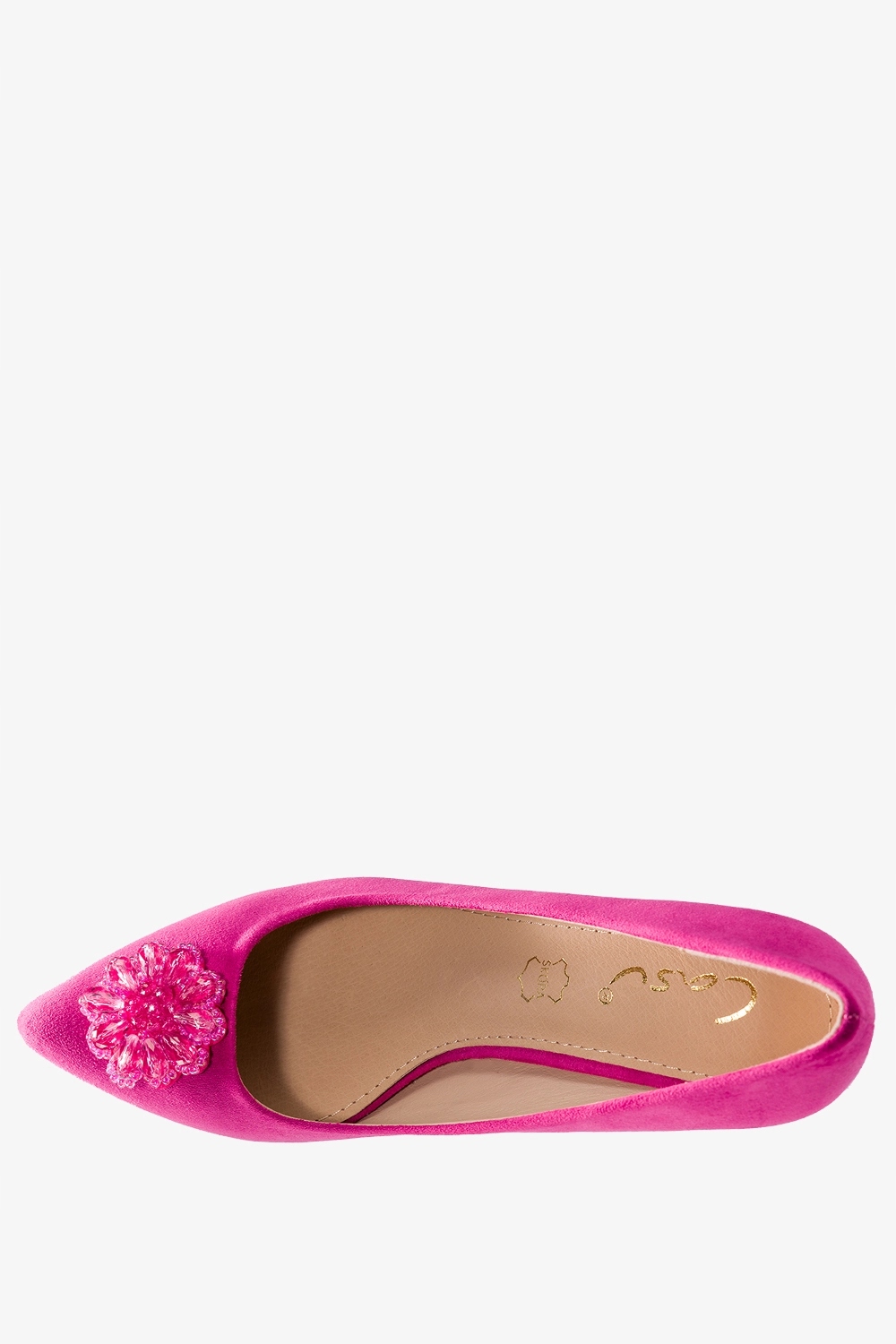 RÓŻOWE CZÓŁENKA OBCAS SŁUPEK DAMSKIE OZDOBNE KRYSZTAŁKI ELEGANCKIE r 41 Rozmiar 41